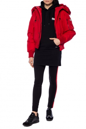 Down jacket with a fur hood, zdjęcie 2 Down jacket with a fur hood od Kenzo